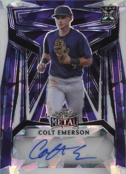 2023 Leaf Metal - Colt Emerson #BA-CE1