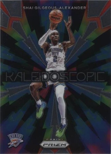 SHAI GILGEOUS-ALEXANDER PRIZMカード No.57 Shai Gilgeous-Alexander 2023-24 Panini Select #57 Green