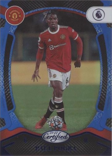 Paul Pogba 2021-22 Panini Chronicles Certified Manchester United
