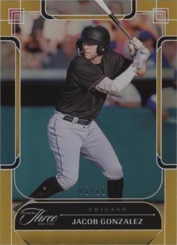2024 Panini Three and Two - Jacob Gonzalez #13