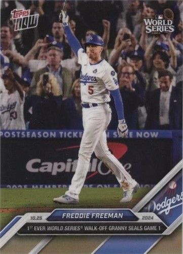 Freddie Freeman World Series Grand Slam 2024 MLB Topps NOW Freddie Freeman World Series Grand Slam 2024 MLB Topps NOW