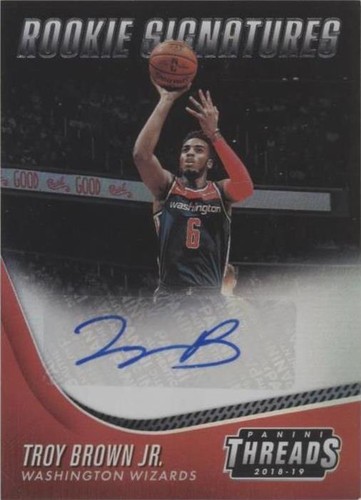2018-19 Panini Threads - Troy Brown Jr. #13