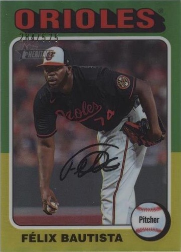 2024 Topps Heritager #36 Felix Michael Bautista (Refactor
