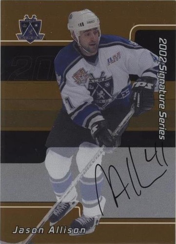 2001-02 In the Game Be A Player Signature Series - Jason Allison #LJAL