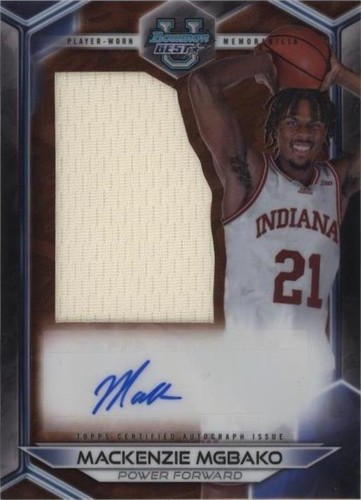 2023-24 Bowman University Best - Mackenzie Mgbako #PJR-MM