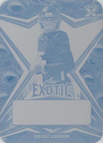 2022 Leaf Exotic Drake London #BA-DL2