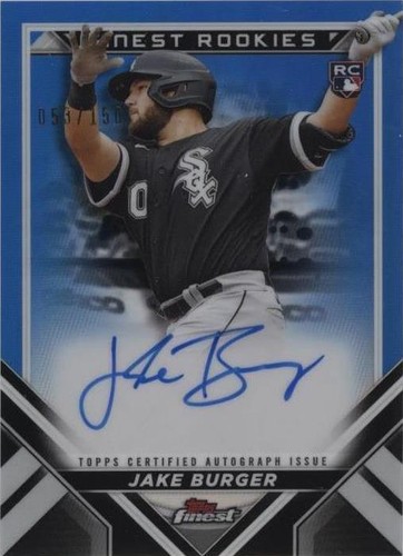 2022 Topps Finest - Jake Burger #FRDA-JB