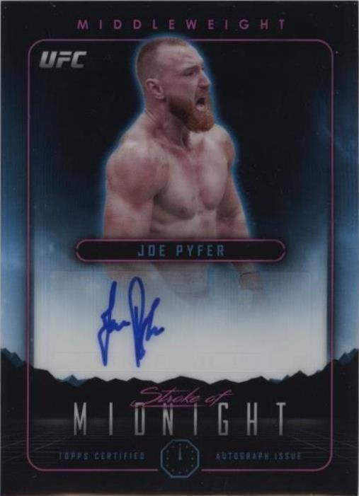 2024 Topps Midnight UFC - Joe Pyfer #SMA-JPR