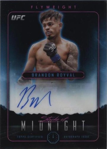 2024 Topps Midnight UFC - Brandon Royval #SMA-BRL