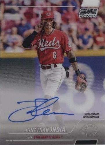 2022 Topps Stadium Club Chrome - Jonathan India #SCCUA-JI