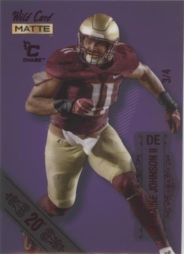 2022 Wild Card MATTE Jermaine Johnson II #MB-60