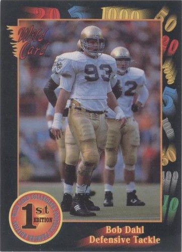 1991 Wild Card Draft Bob Dahl #96