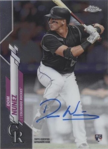 2020 Topps Chrome - Dom Nunez #RA-DN