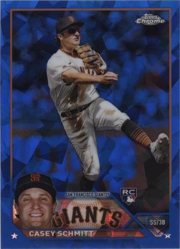 2023 Topps Chrome Update Series Sapphire Edition - Casey Schmitt #USCS133