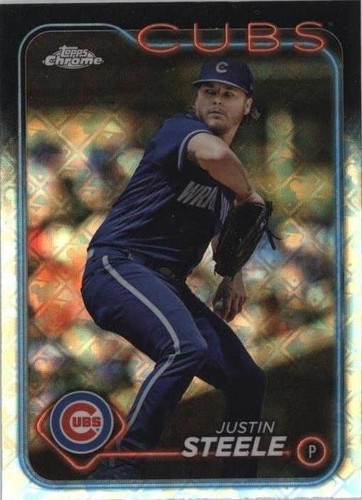 2024 Topps Chrome Logofractor Edition - Justin Steele #258