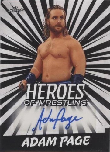 2023 Leaf Heroes of Wrestling - Adam Page #BA-AP1