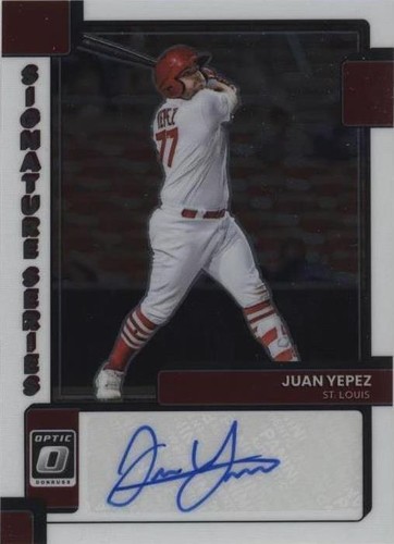 2022 Panini Donruss Optic - Juan Yepez #SIGS-JY