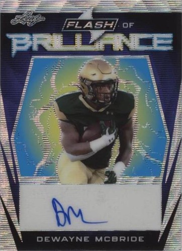 2023 Leaf Eclectic DeWayne McBride #FB-DMB