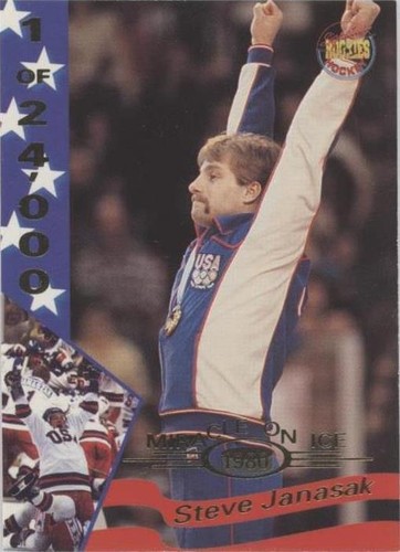1995 Signature Rookies Miracle on Ice 1980 - Steve Janaszak #16