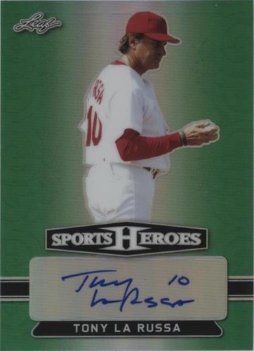 2018 Leaf Metal Sports Heroes - Tony LaRussa #BA-TLR