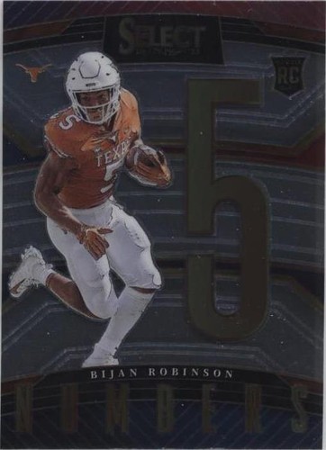 2023 Panini Select Draft Picks Bijan Robinson #SN-BR