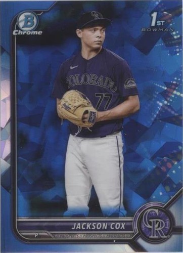 2022 Bowman Chrome Draft Sapphire Edition - Jackson Cox #BDC-174