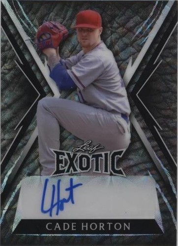 2023 Leaf Exotic - Cade Horton #BA-CH1