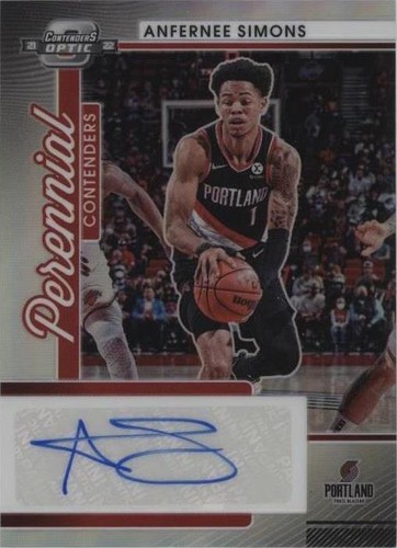 2021-22 Panini Contenders Optic - Anfernee Simons #PCA-ANF