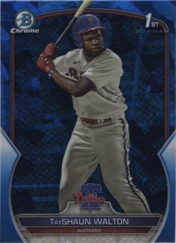 2023 Bowman Chrome Draft Sapphire Edition - Tayshaun Walton #BDC-183