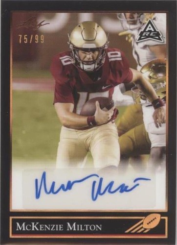 2021 Leaf Memories McKenzie Milton #BG-MM2