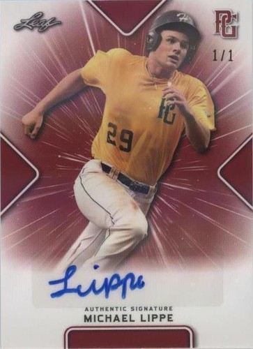 2021 Leaf Perfect Game National Showcase - Michael Lippe #BA-ML2