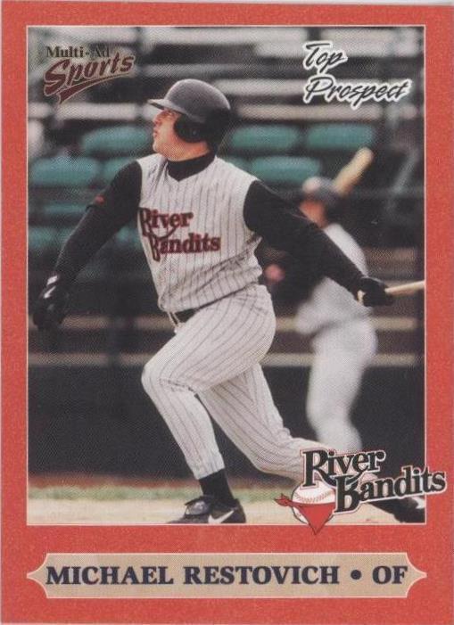 1999 Multi-Ad Sports Midwest League Top Prospects - Michael Restovich #20