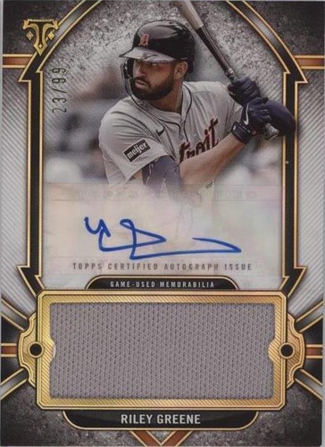 2024 Topps Triple Threads - Riley Greene #AJR-RG