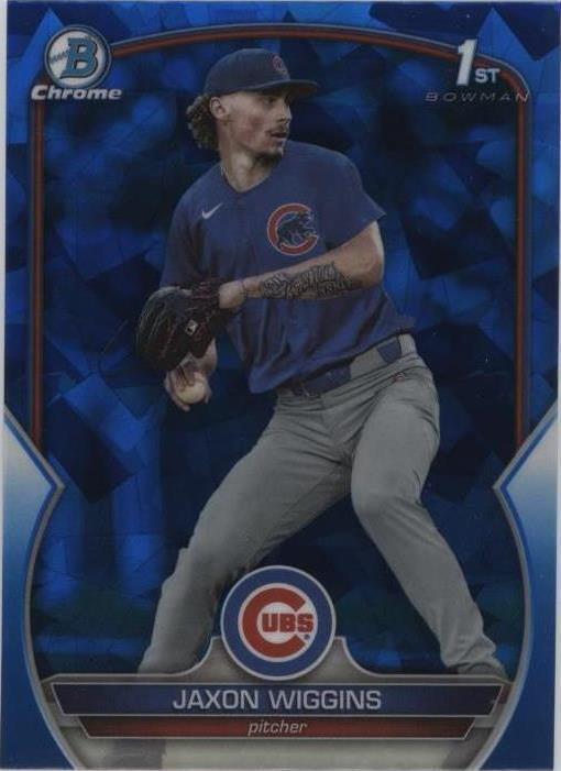 2023 Bowman Chrome Draft Sapphire Edition - Jaxon Wiggins #BDC-50