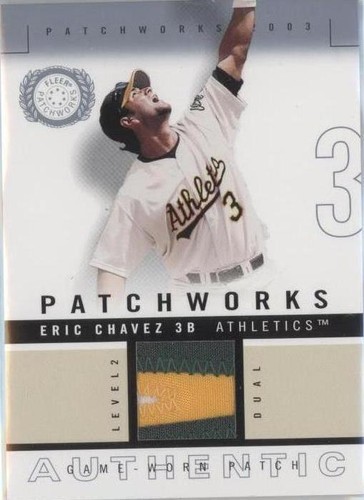 2003 Fleer Patchworks - Eric Chavez #EC-PW