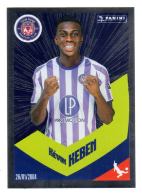 Sticker PANINI FOOT 2024 Ligue 1 #422 Kévin KEBEN Toulouse FC