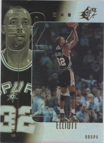 1999-00 SPx - Sean Elliott #75