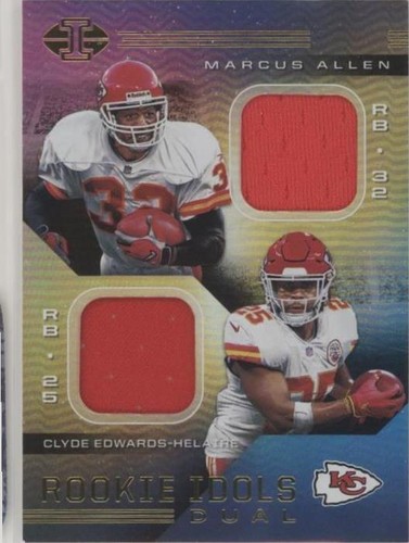 2020 Panini Illusions Clyde Edwards-Helaire Marcus Allen #RI-6