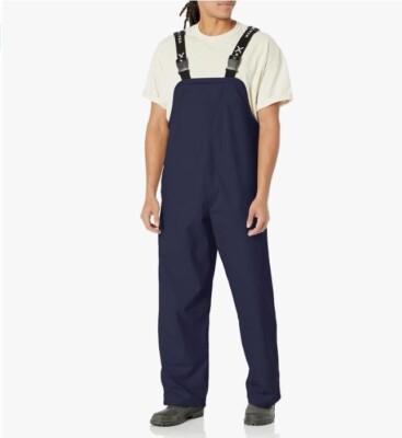 NEW Arctix Men's Hail Rain Bib Overalls, Blue Night, Large