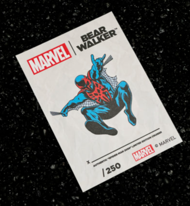 Bear Walker x Marvel Spider-Man 2099 Skateboard Deck *SOLD OUT-Only 250 Made*