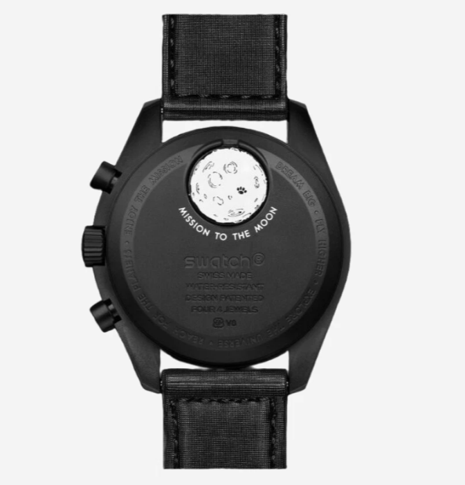 Pre-owned Omega X Swatch Swatch X Omega X Snoopy Bioceramic Moonswatch Mission To The Moonphase Moon