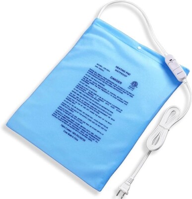 Electric Heating Pad For Back Cramps & Back Pain Relief No Auto Shut Off 12''X15''