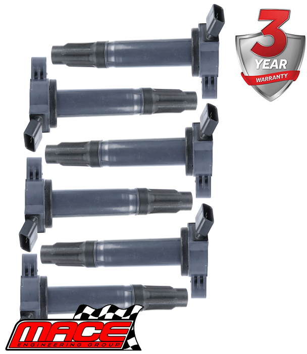 SET OF 6 STANDARD REPLACEMENT IGNITION COILS FOR LEXUS 2GRFE 2GRFXE 3