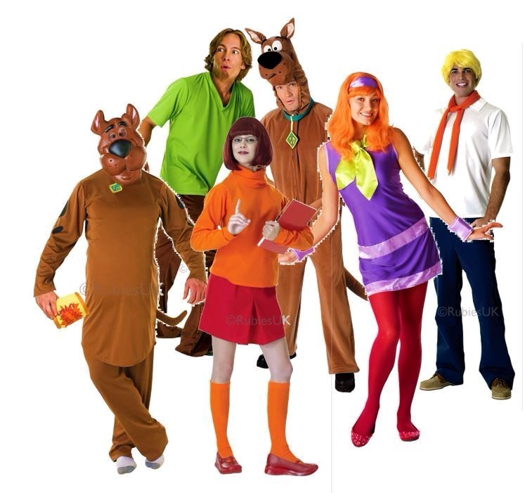 Adult Licensed SCOOBY DOO and Gang Characters Fancy Dress Costume TV ...