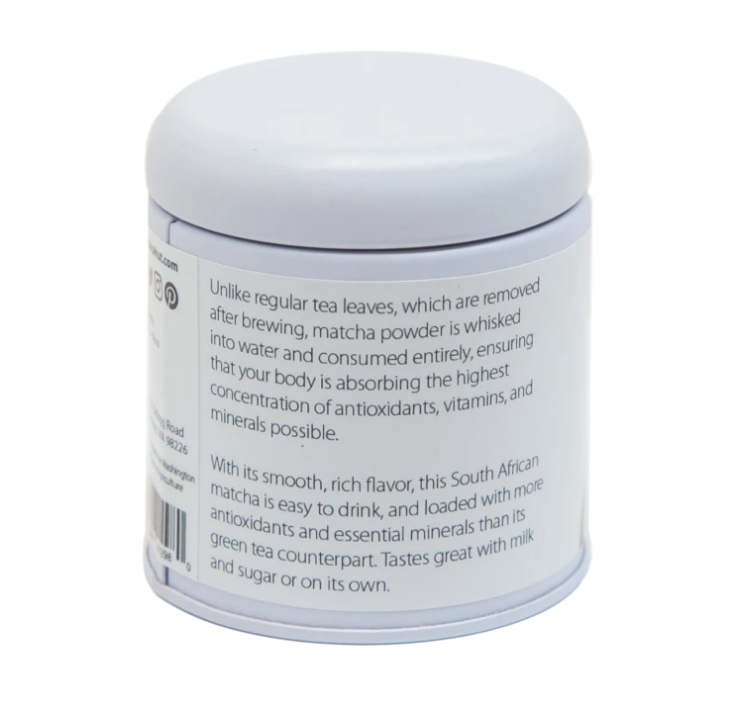 Rooibos Matcha Tea Powder Organic premium  The first Sip of tea - 1 oz
