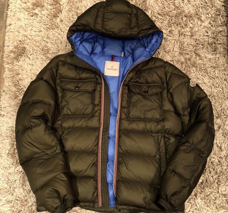 moncler khaki jacket mens