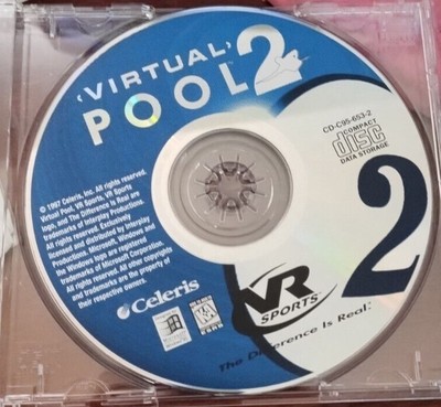 Virtual Pool 2 (PC, 1997) The Ultimate 3D Pool Simulator - Disc Only