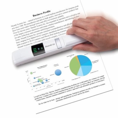 Mustek IScan Air Go Wireless Handy Scanner Smartphone Tabes Document Scanner NIb