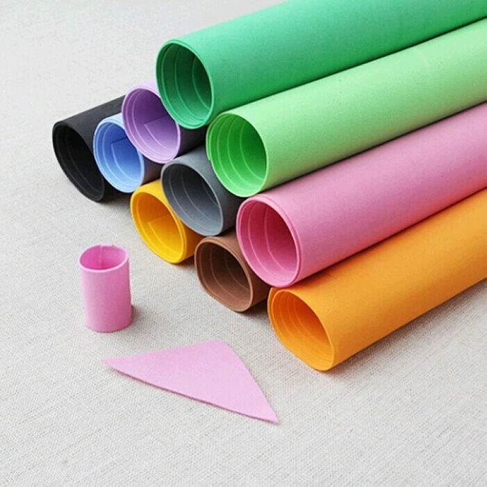 50cmX50cm EVA Foam Sheet Children Handmade DIY Craft Mats Cosplay Multicolor 1mm