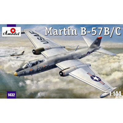 AMODEL 1432 Martin B-57B/C Scale Aircraft 1/144 - Plastic model kit